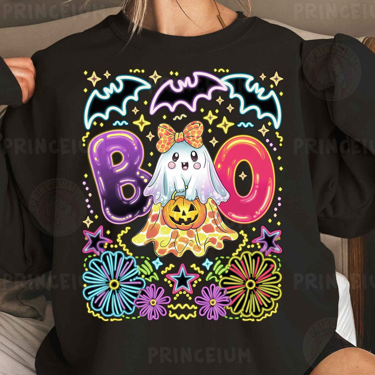 Neon Boo Ghost