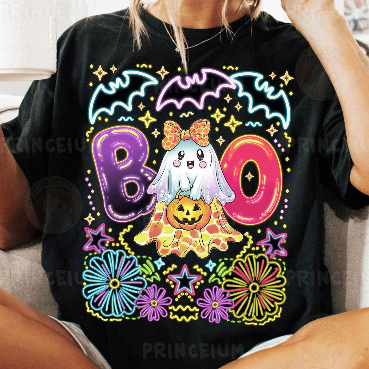Neon Boo Ghost