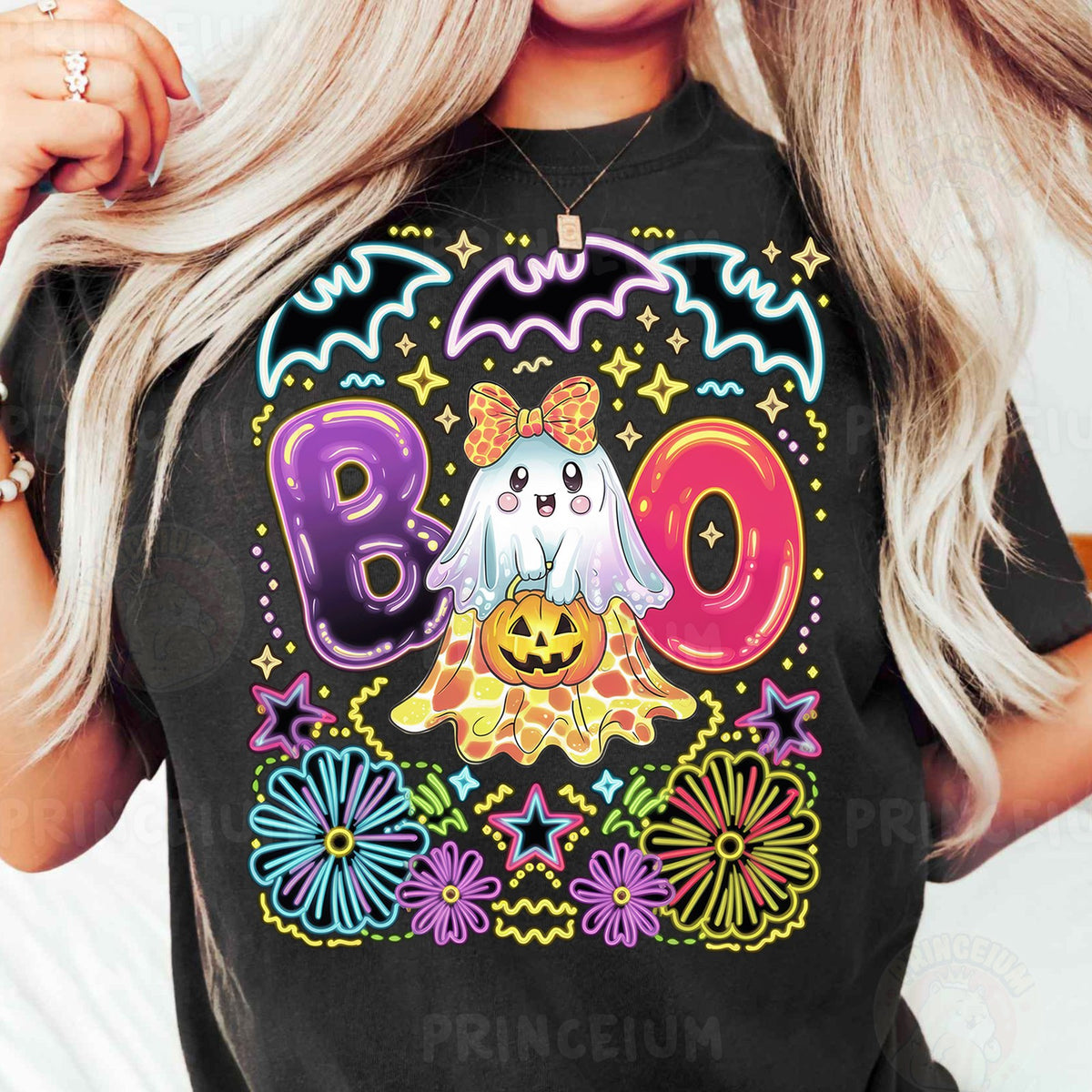 Neon Boo Ghost