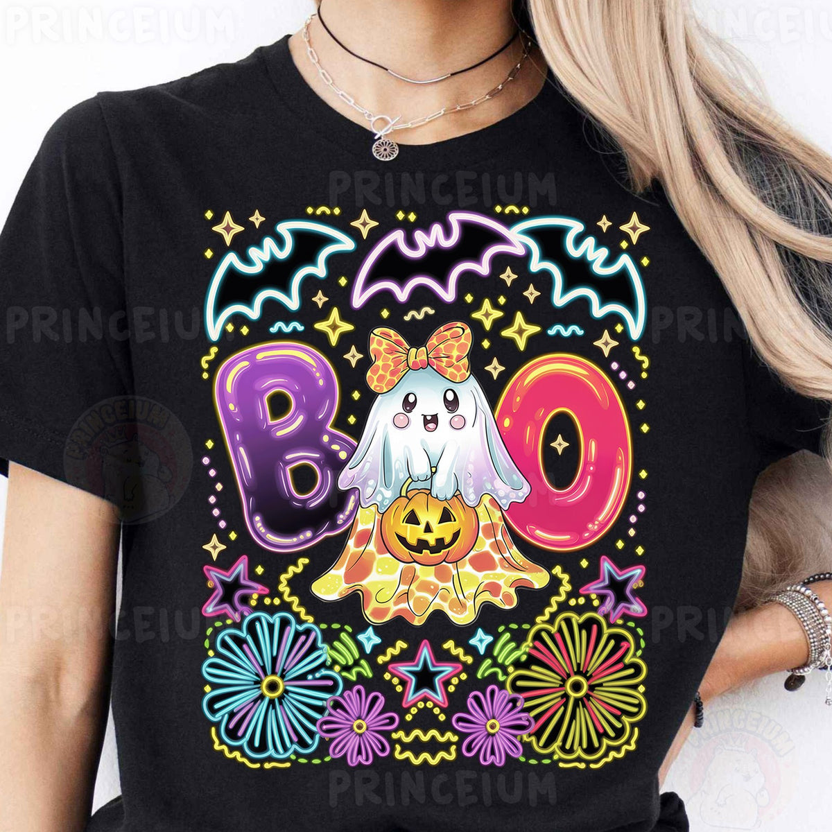 Neon Boo Ghost