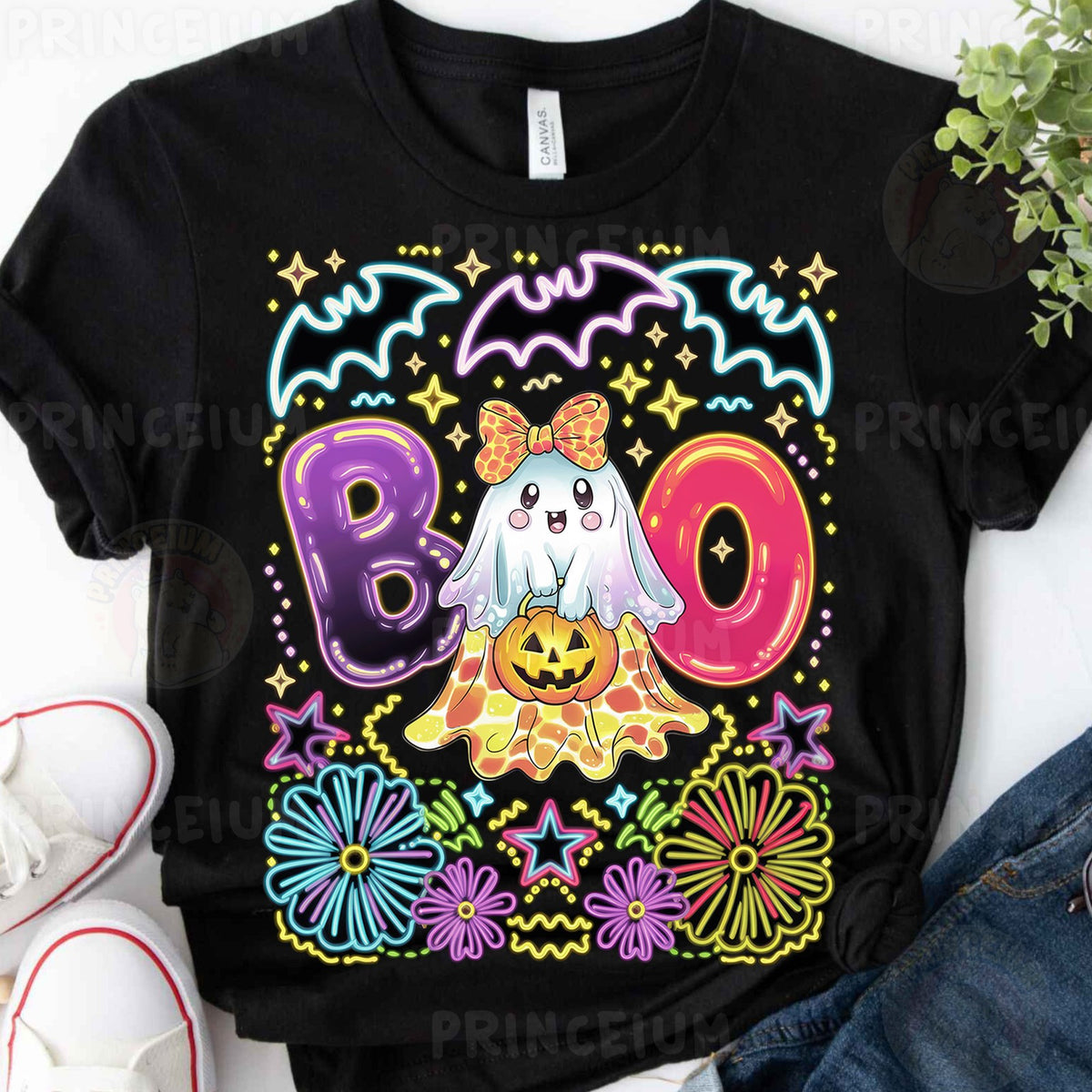 Neon Boo Ghost