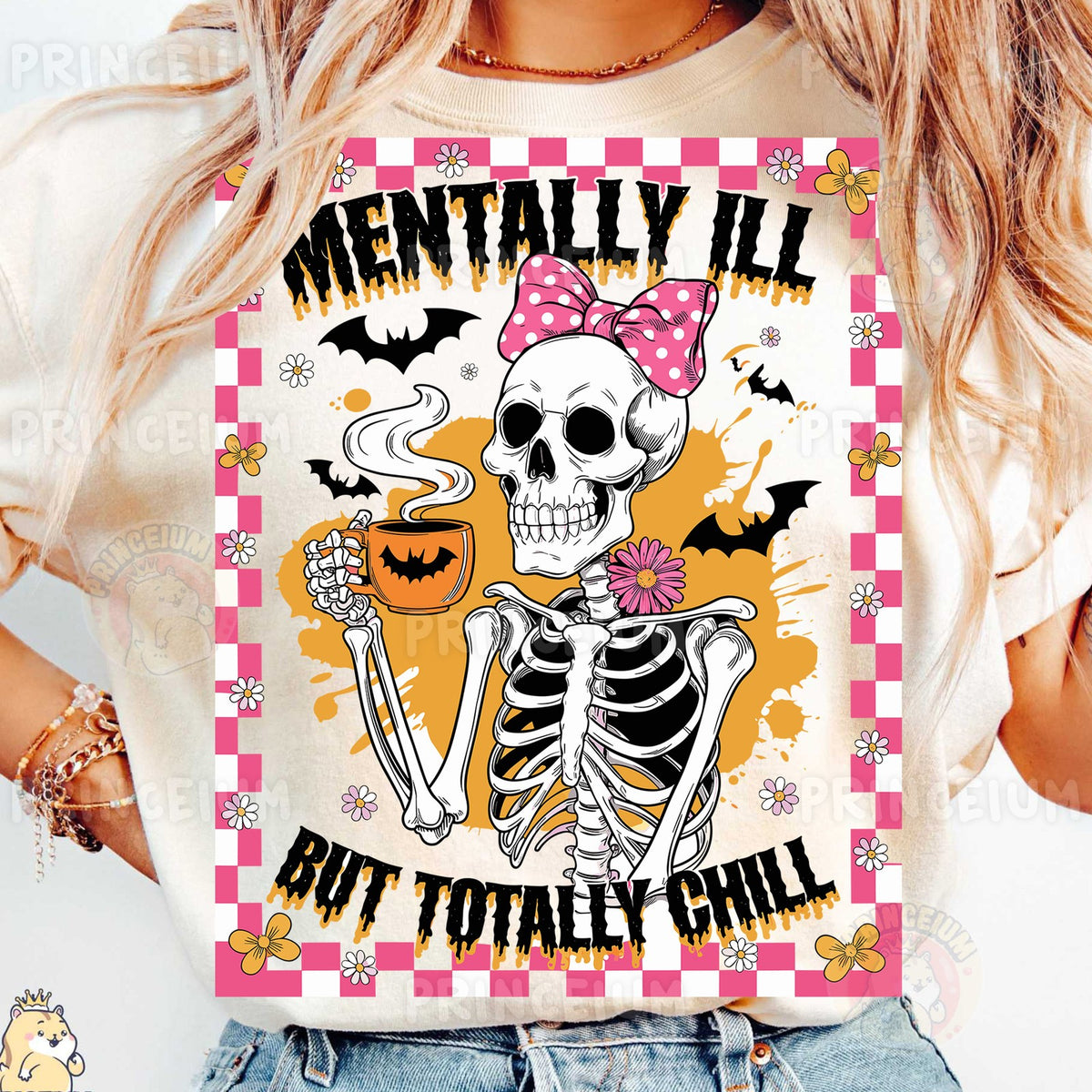 Mentally Ill But Totally Chill Skeleton