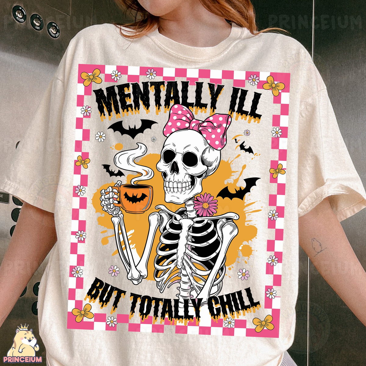 Mentally Ill But Totally Chill Skeleton