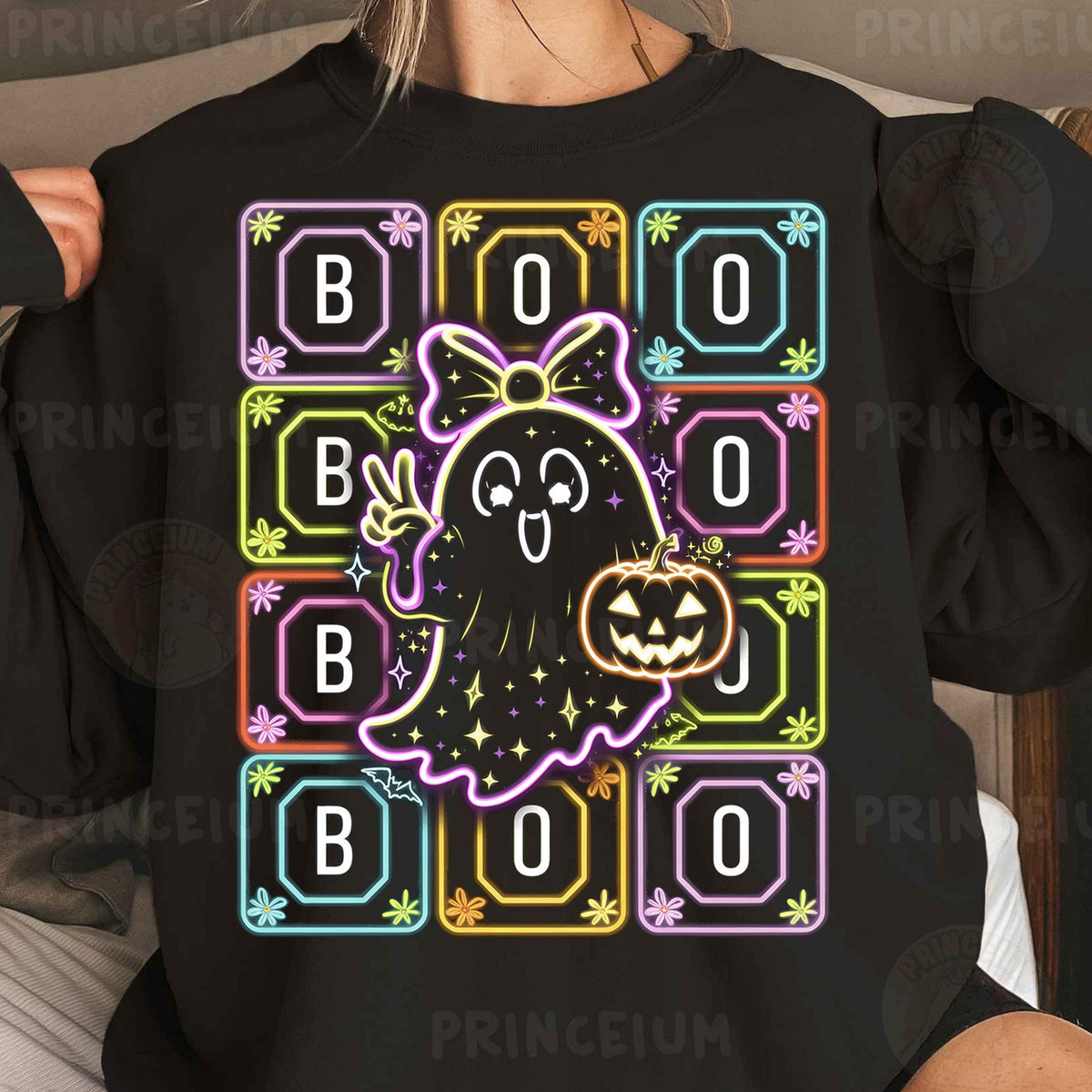 Neon Boo Ghost