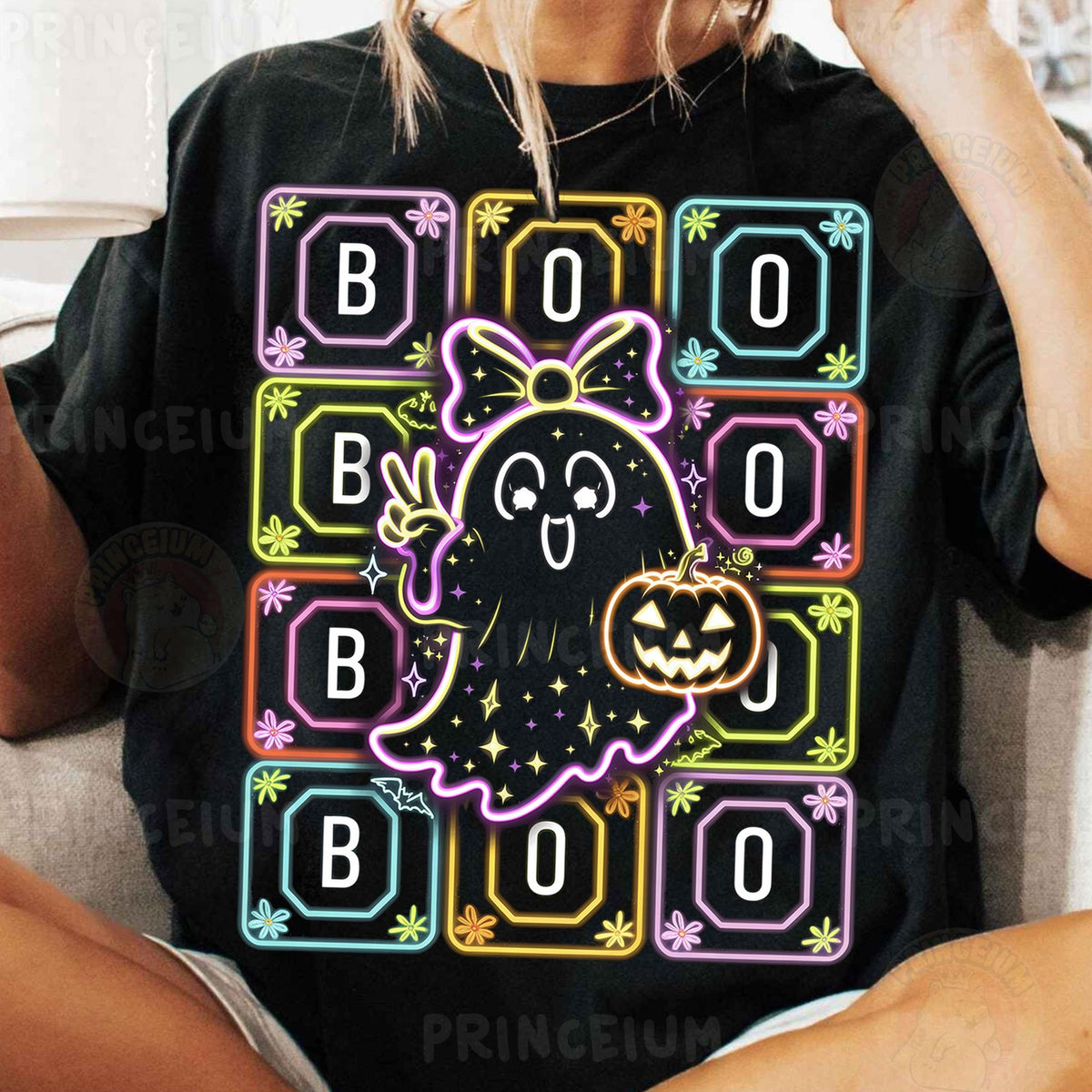 Neon Boo Ghost