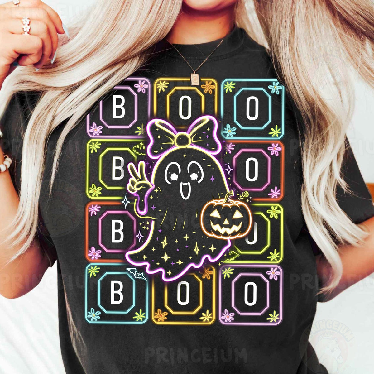 Neon Boo Ghost