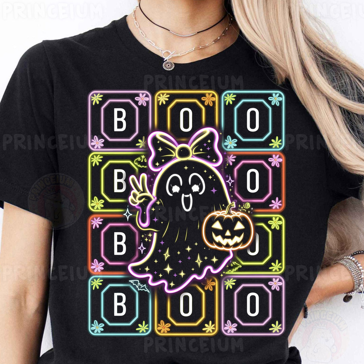 Neon Boo Ghost