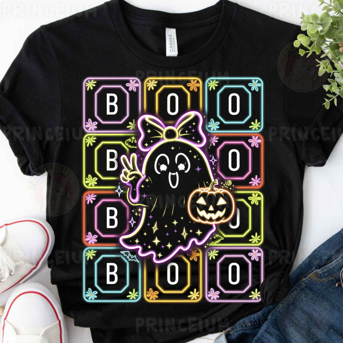 Neon Boo Ghost