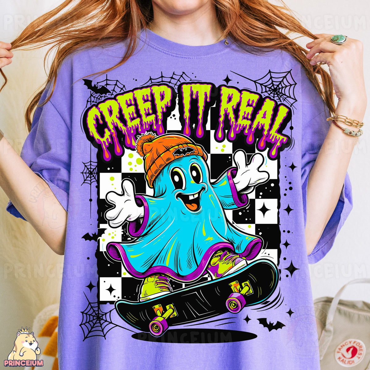 Creep It Real Skateboarding Ghost