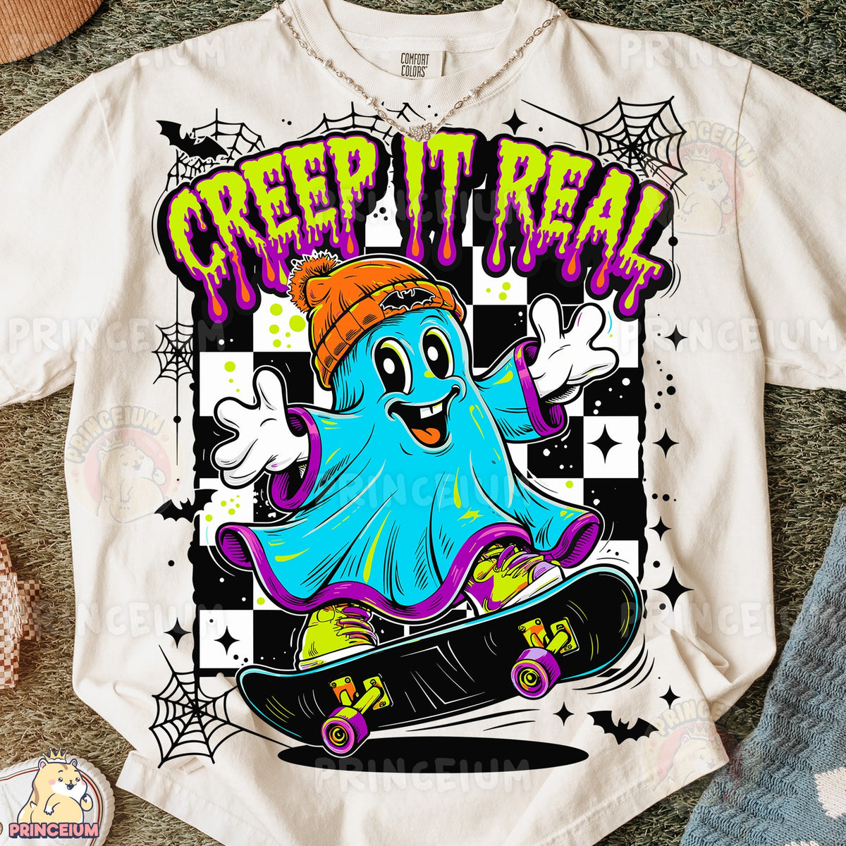 Creep It Real Skateboarding Ghost