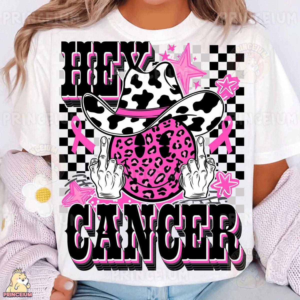 Hey Cancer Cowboy Smiley
