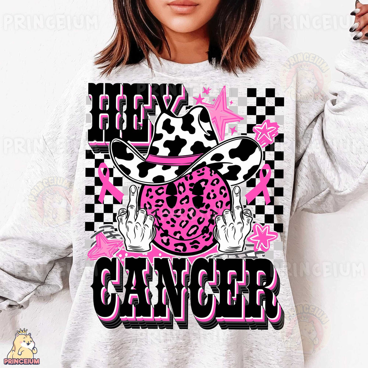 Hey Cancer Cowboy Smiley