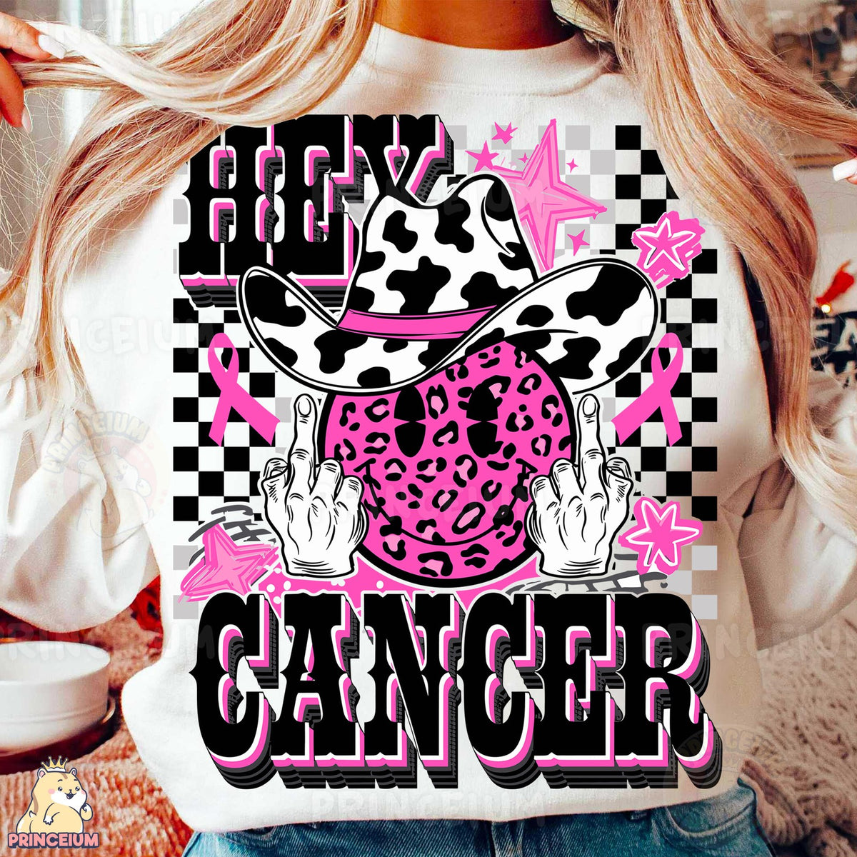 Hey Cancer Cowboy Smiley