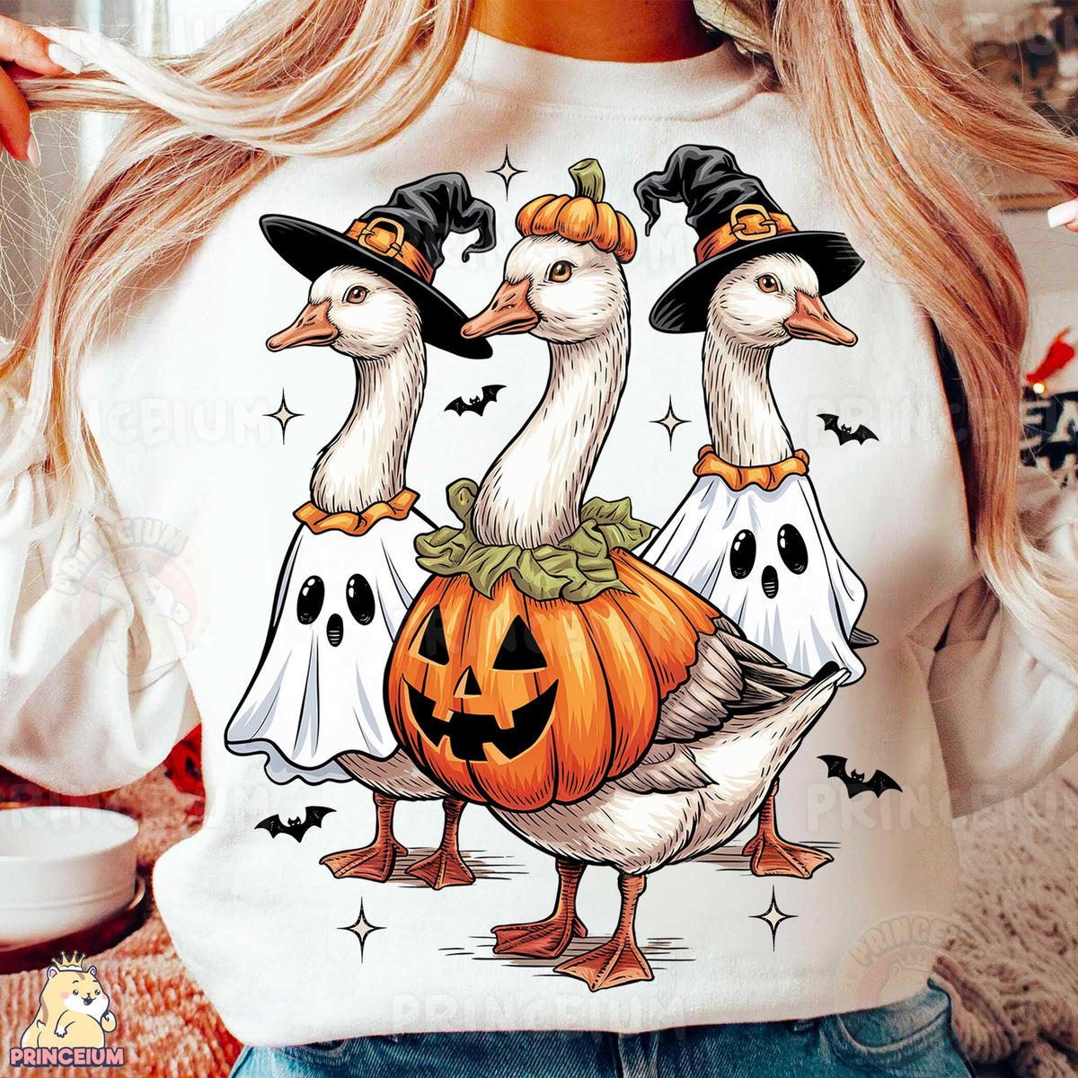 Spooky Pumpkin Goose Squad