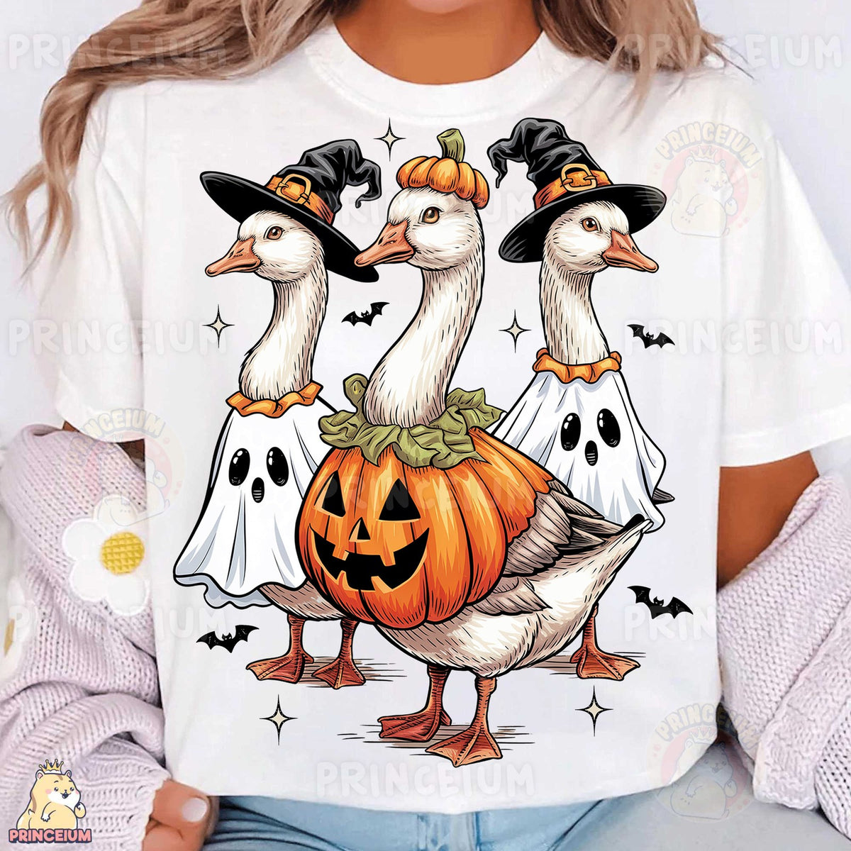 Spooky Pumpkin Goose Squad