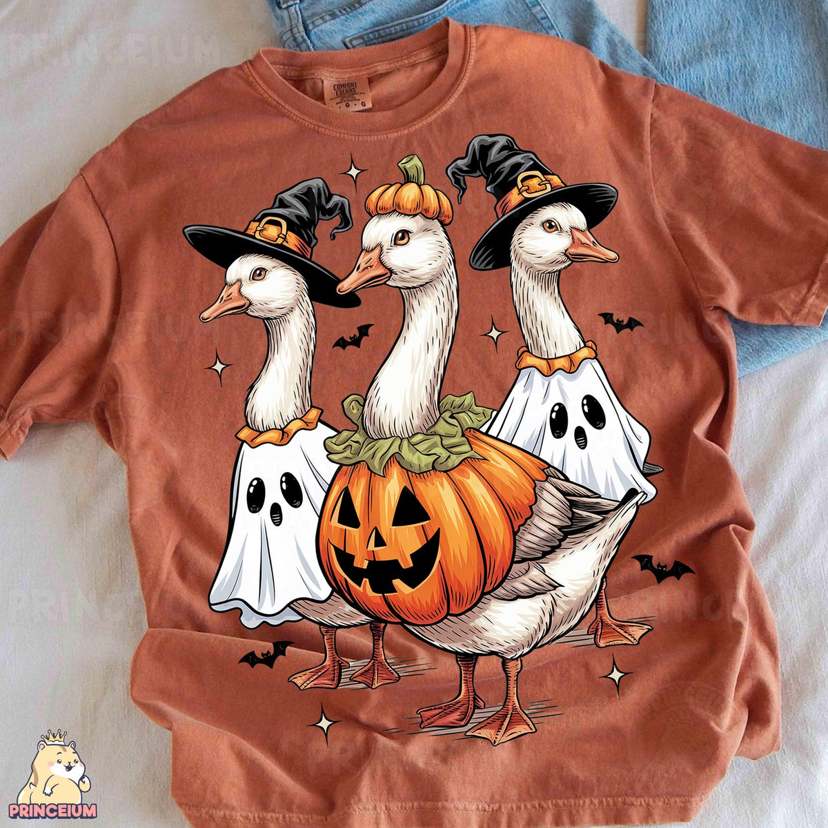 Spooky Pumpkin Goose Squad