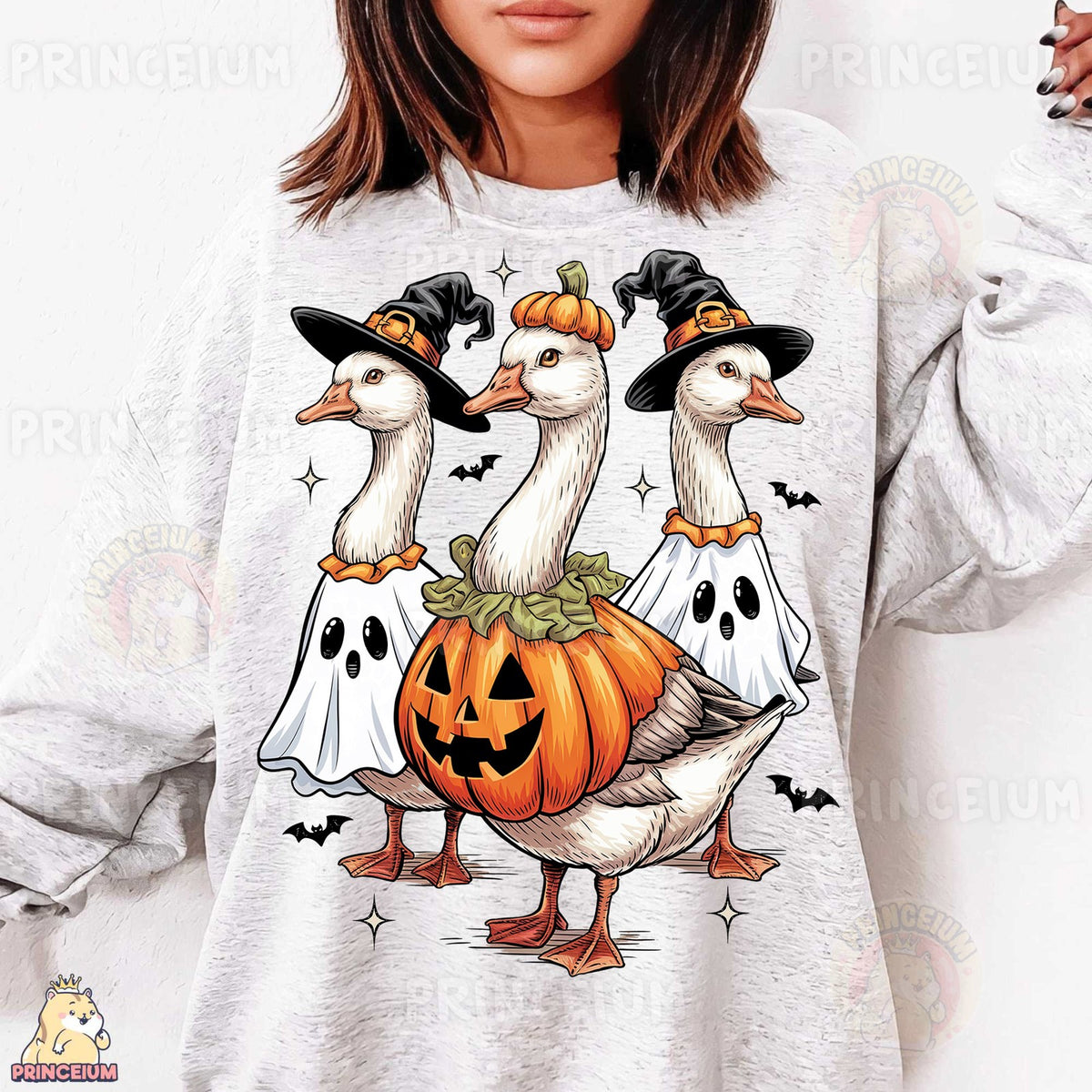 Spooky Pumpkin Goose Squad