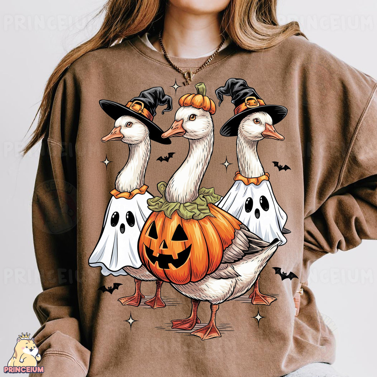 Spooky Pumpkin Goose Squad