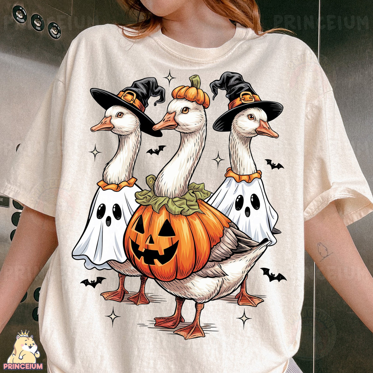 Spooky Pumpkin Goose Squad