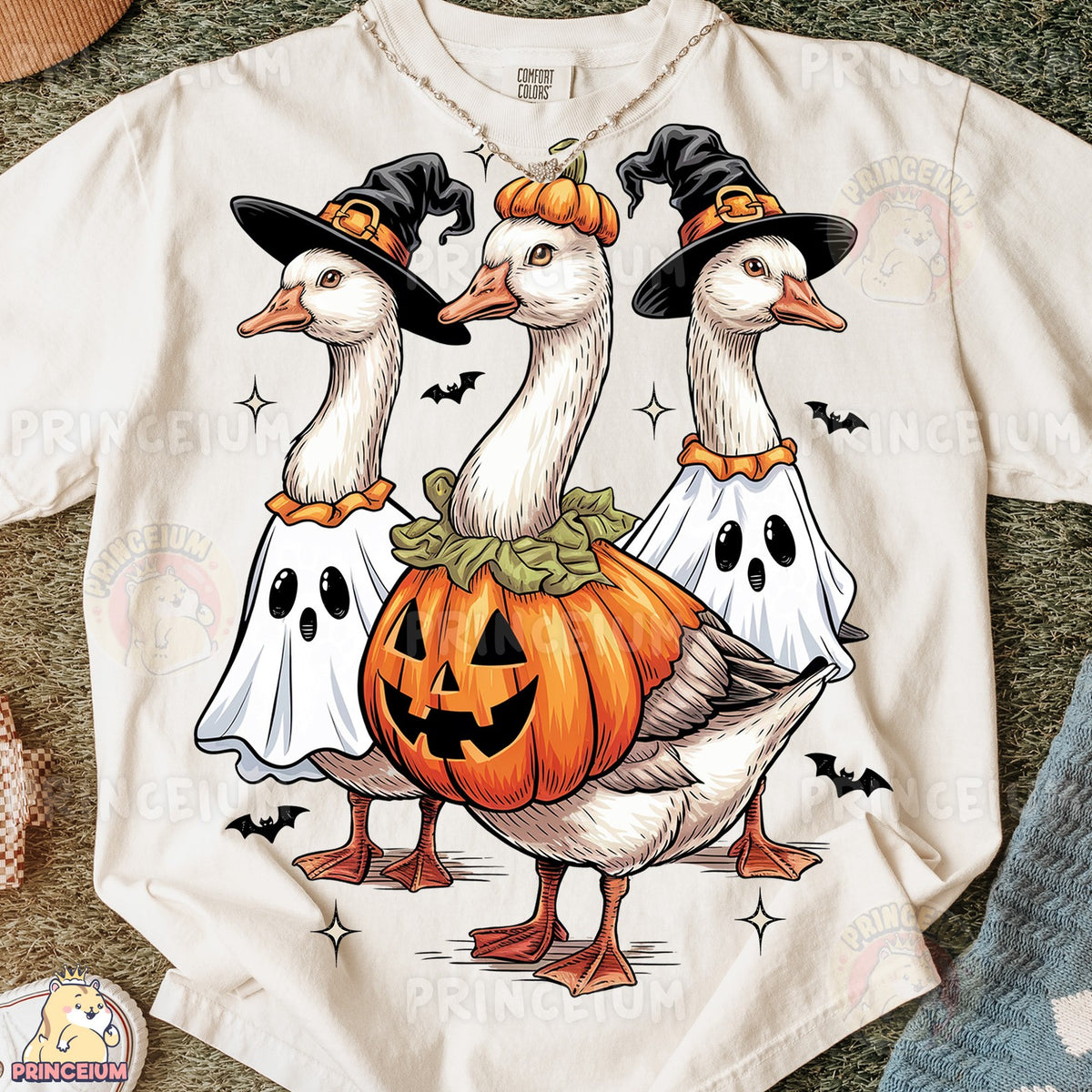 Spooky Pumpkin Goose Squad