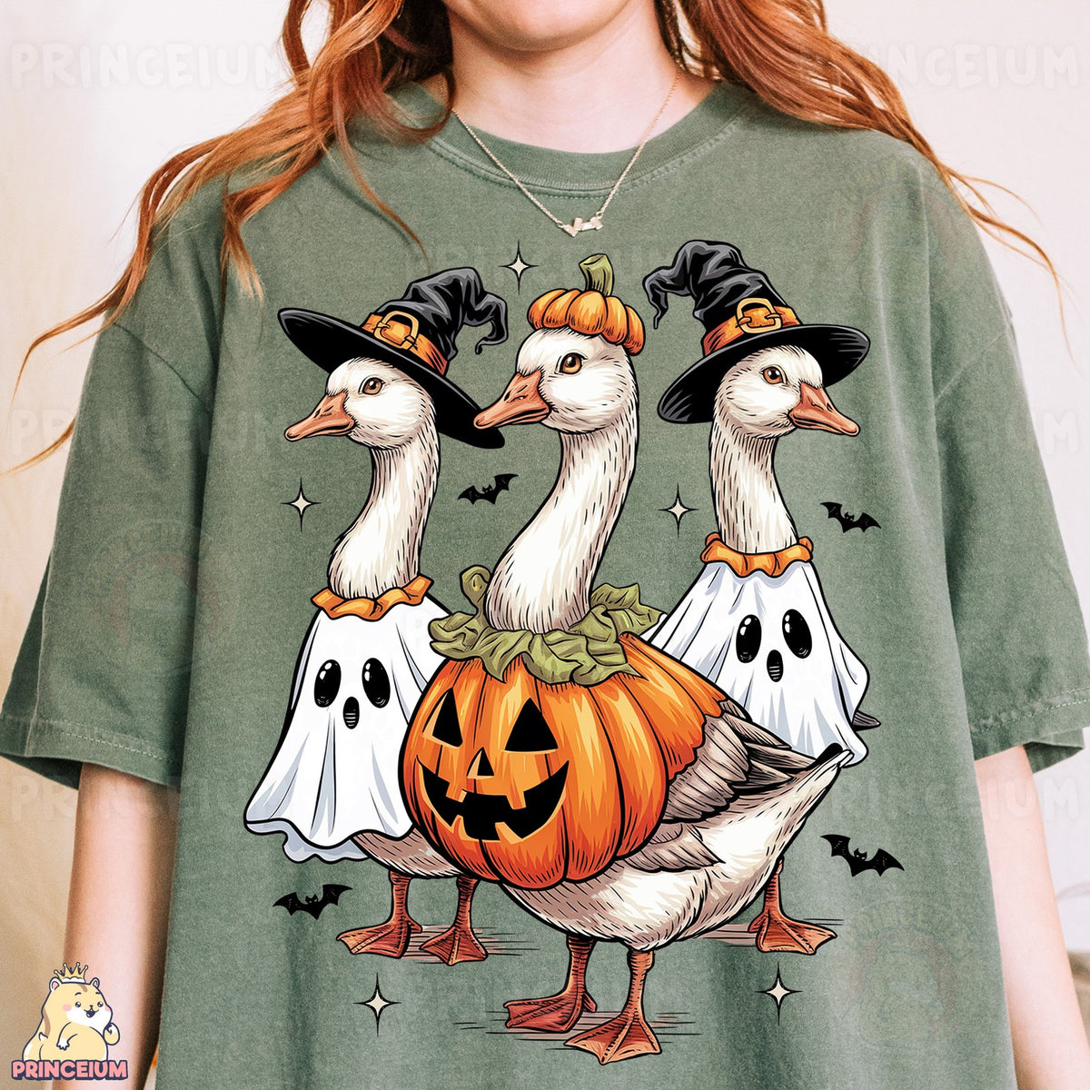 Spooky Pumpkin Goose Squad