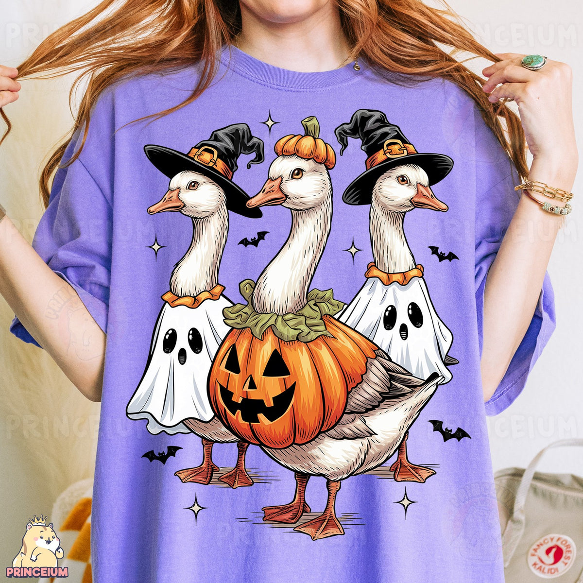 Spooky Pumpkin Goose Squad