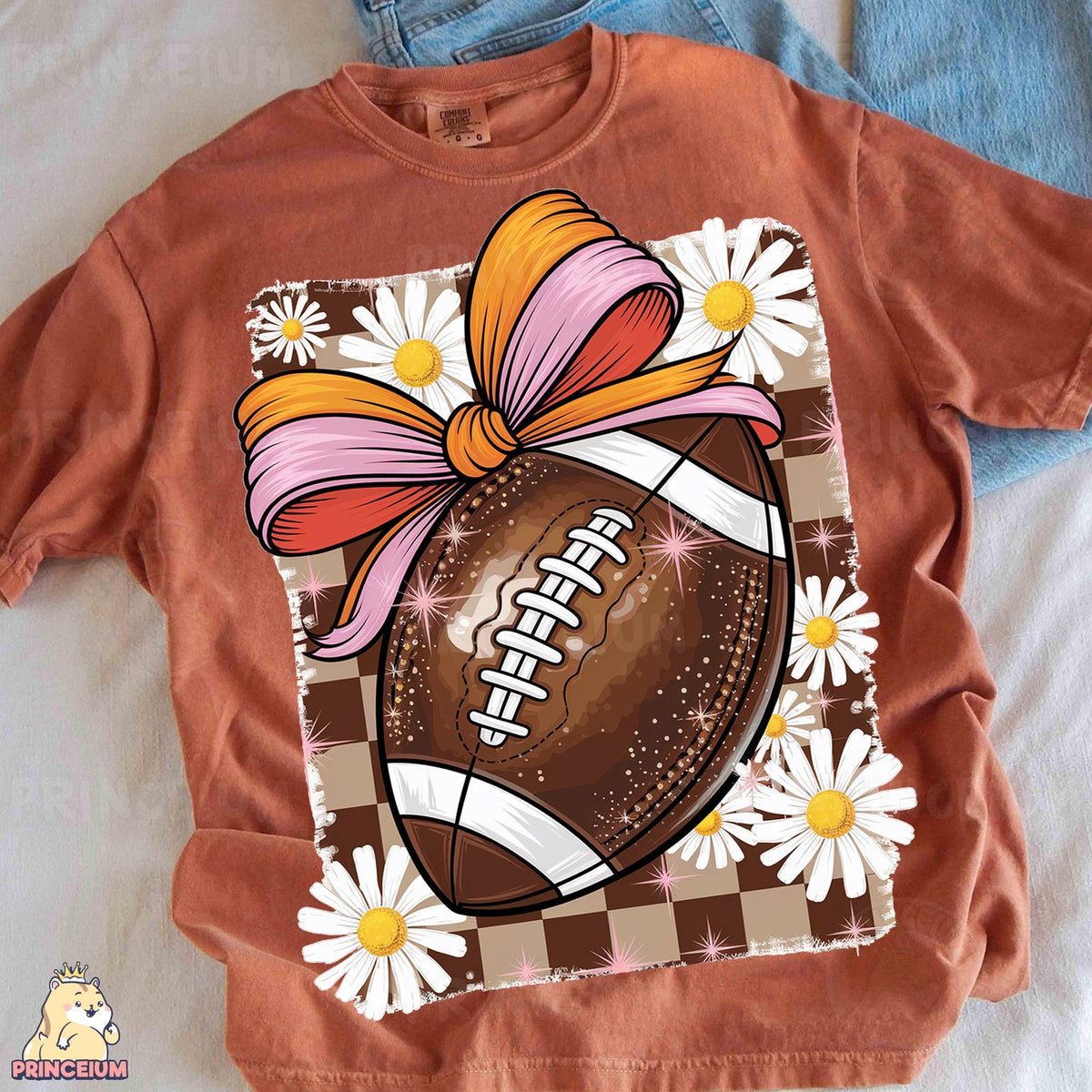 Coquette Football Bow