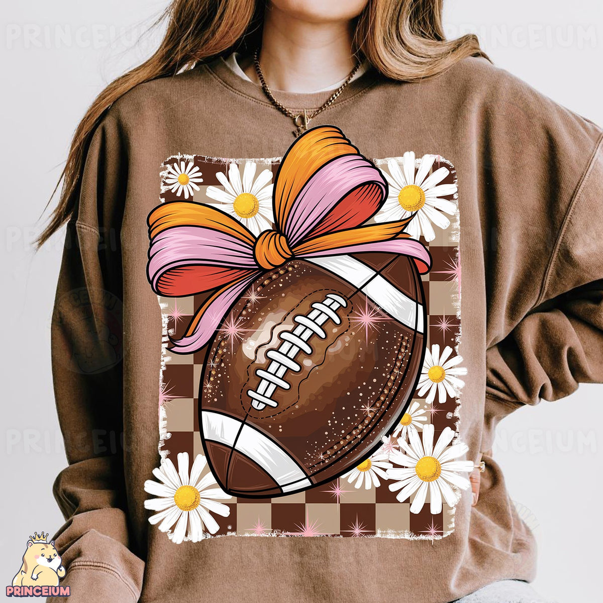 Coquette Football Bow