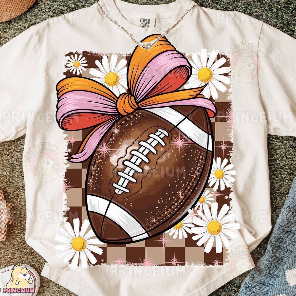 Coquette Football Bow