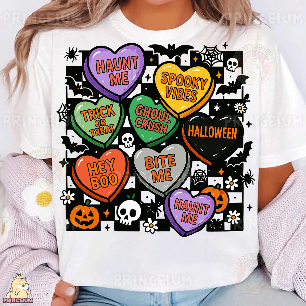Halloween Conversation Hearts