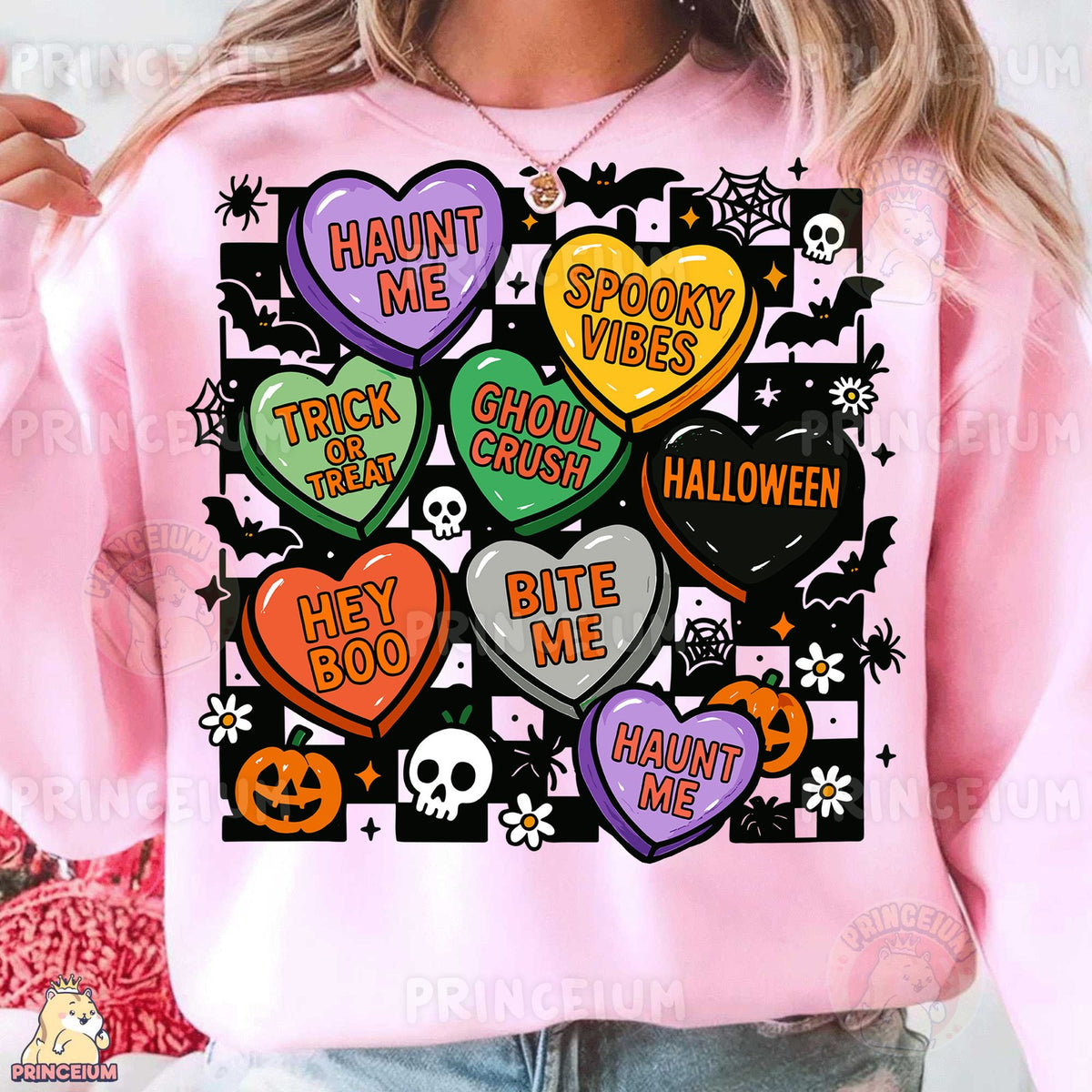 Halloween Conversation Hearts
