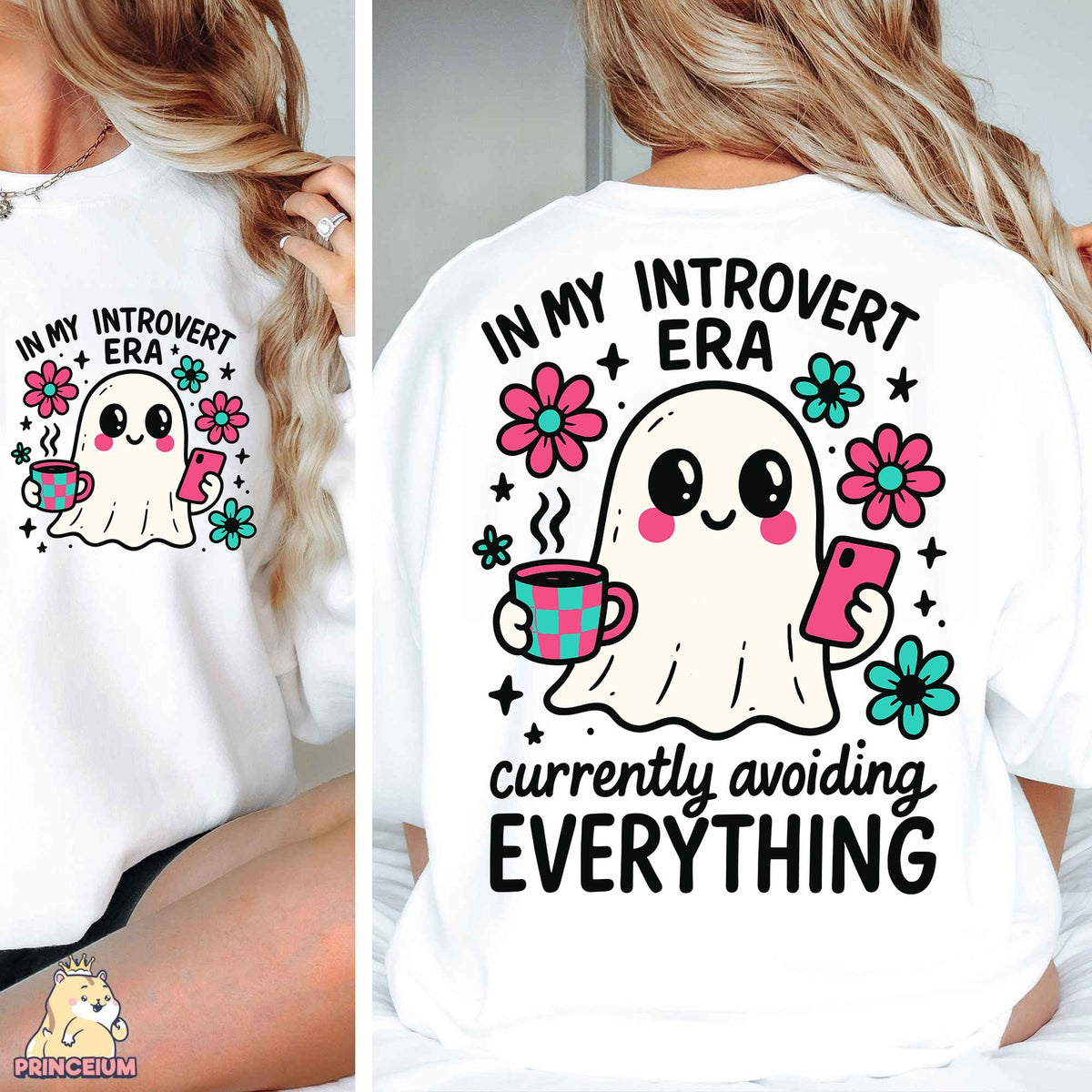 In My Introvert Era Ghost Front and Back