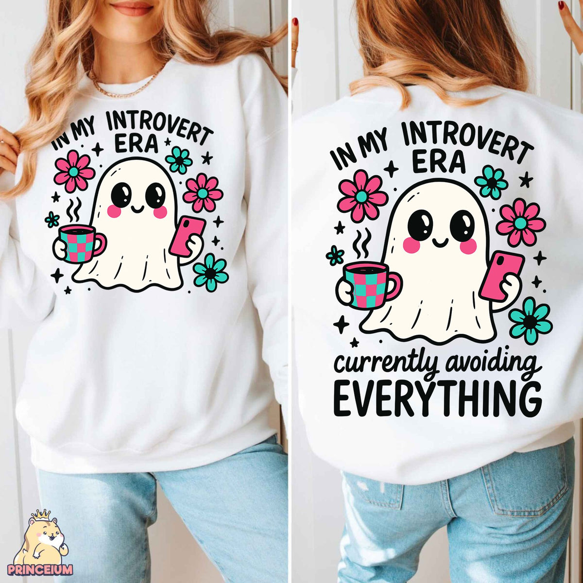 In My Introvert Era Ghost Front and Back