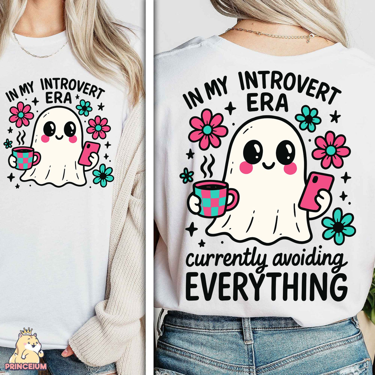 In My Introvert Era Ghost Front and Back
