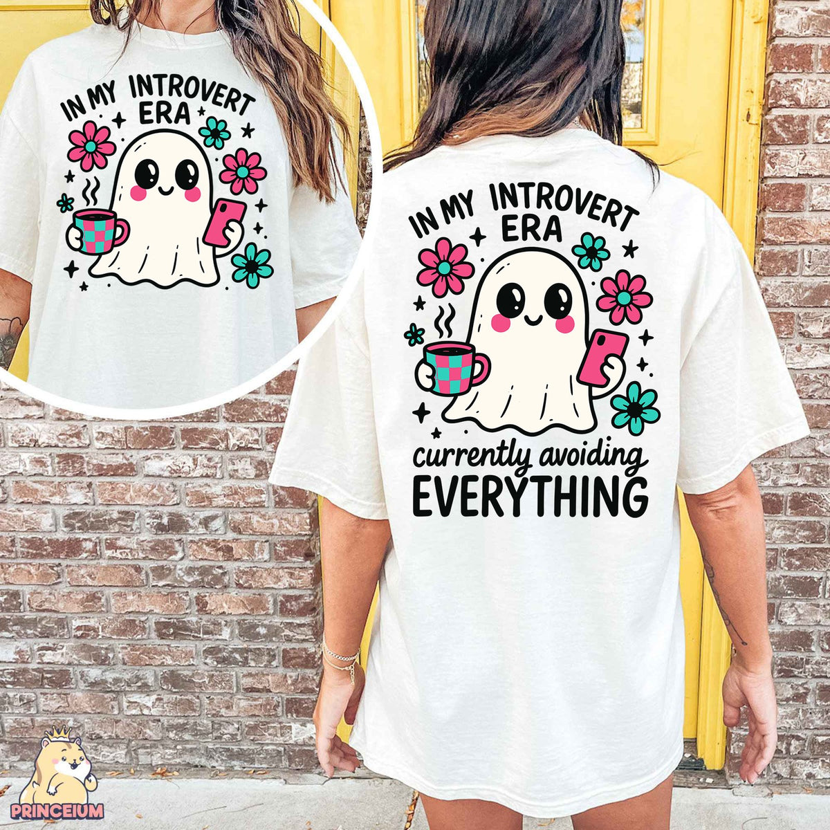 In My Introvert Era Ghost Front and Back