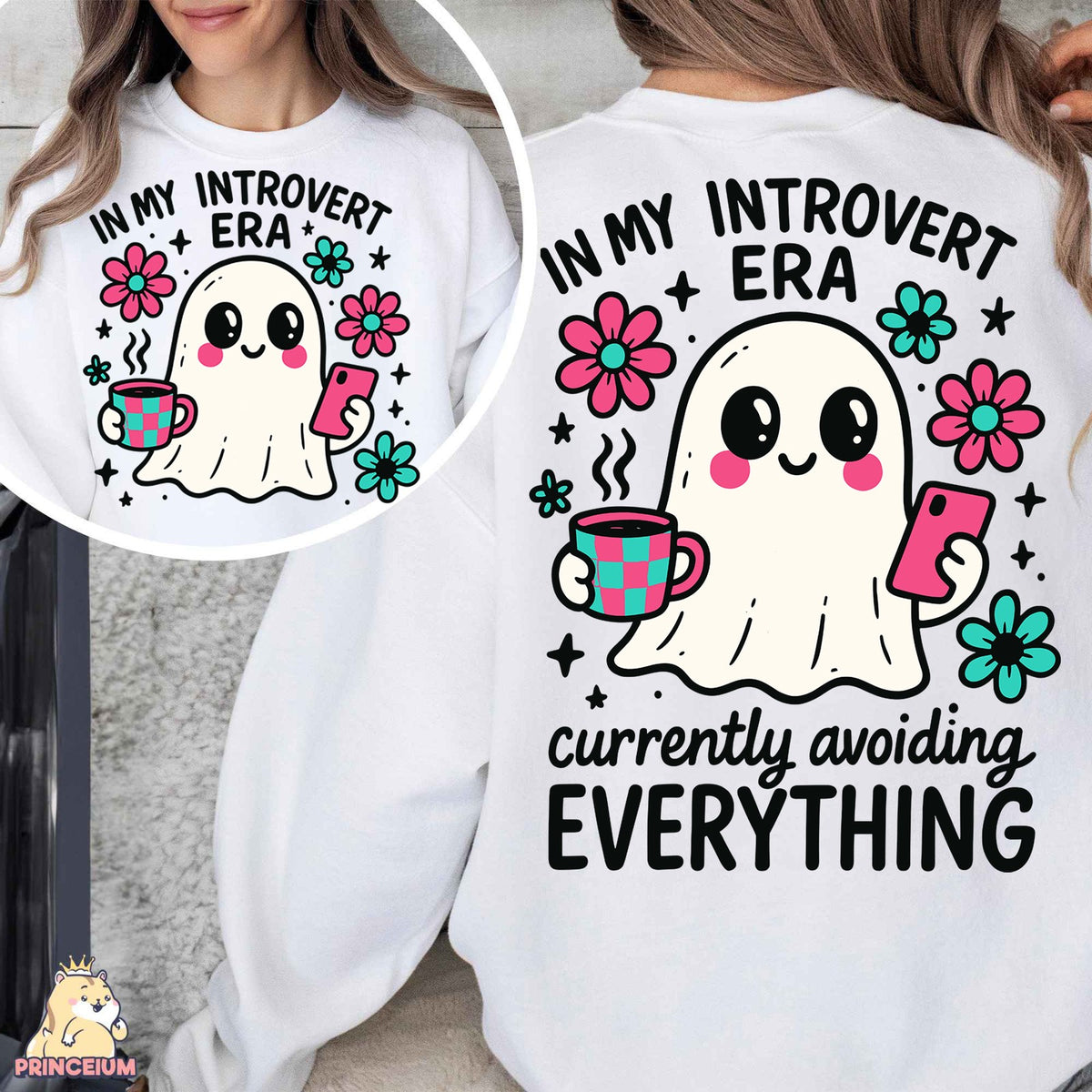 In My Introvert Era Ghost Front and Back