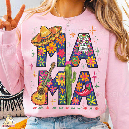 a woman wearing a pink shirt that says amo