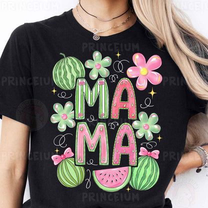 a woman wearing a black t - shirt that says i'm a maa