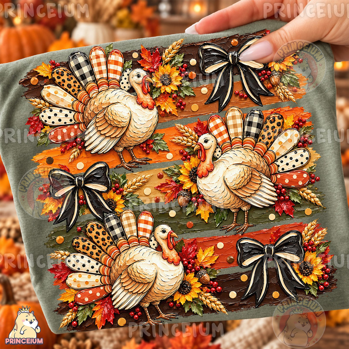 Painted Harvest Turkeys