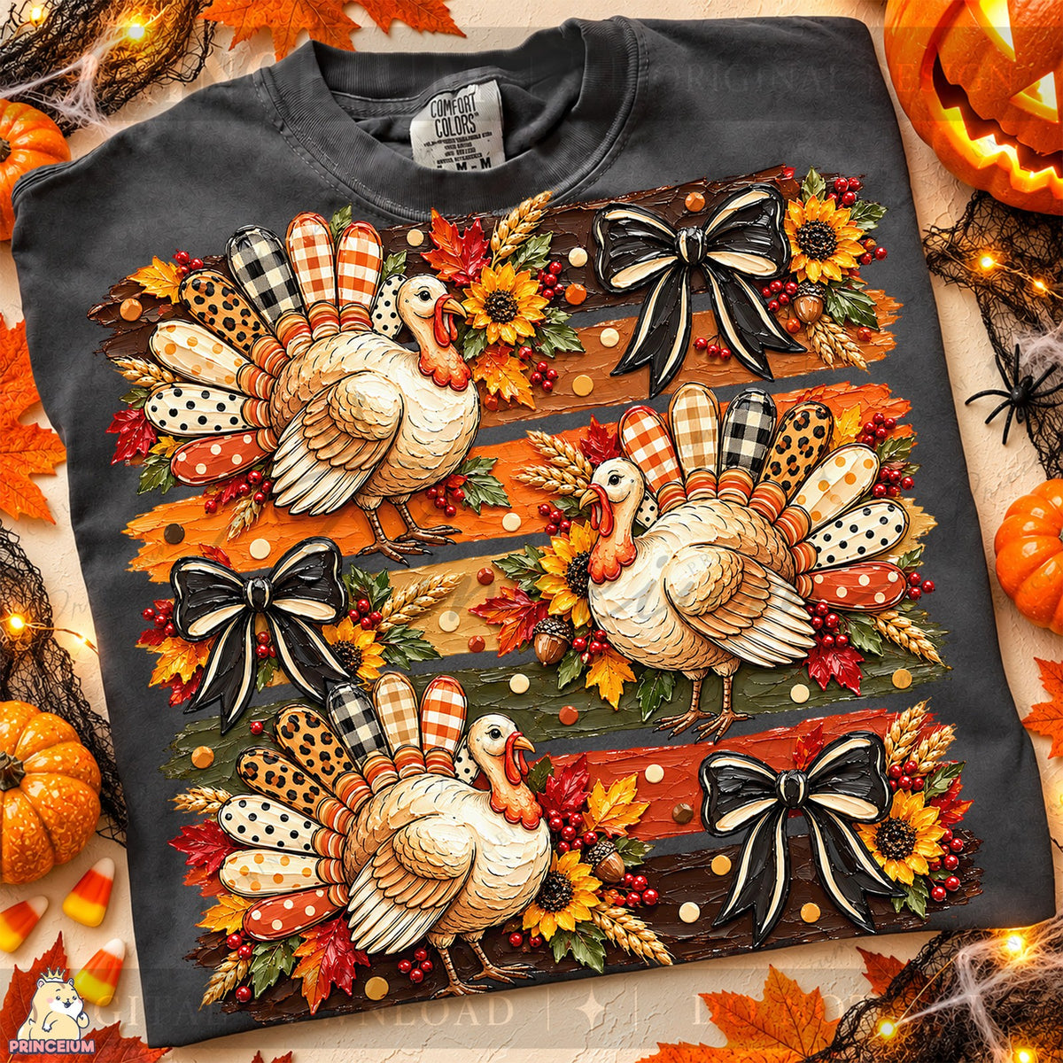 Painted Harvest Turkeys