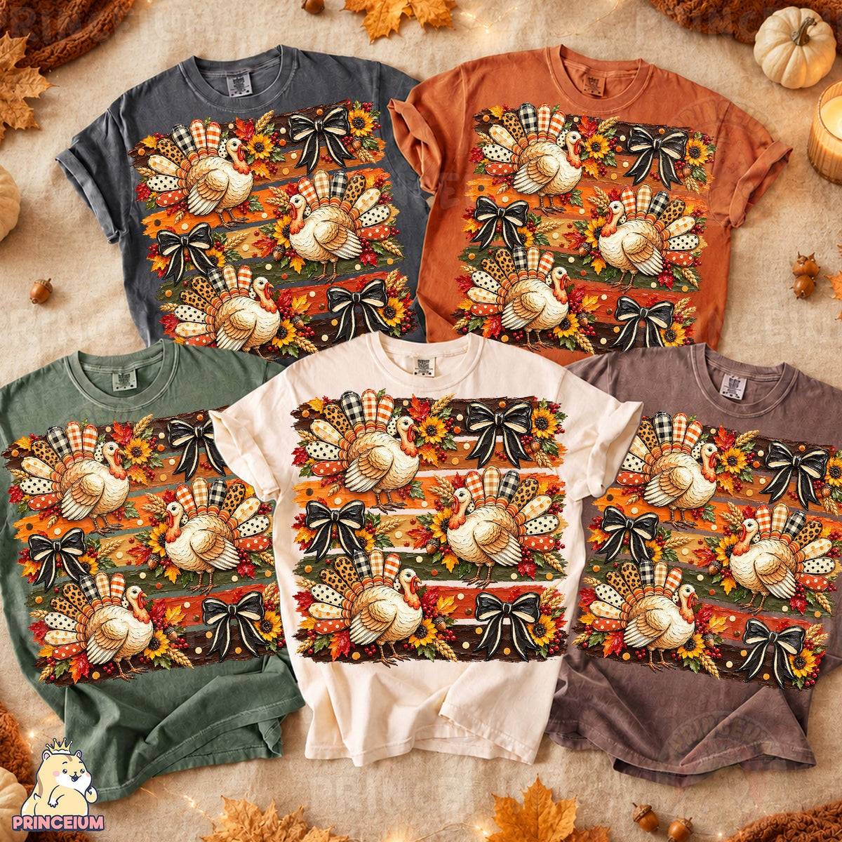 Painted Harvest Turkeys