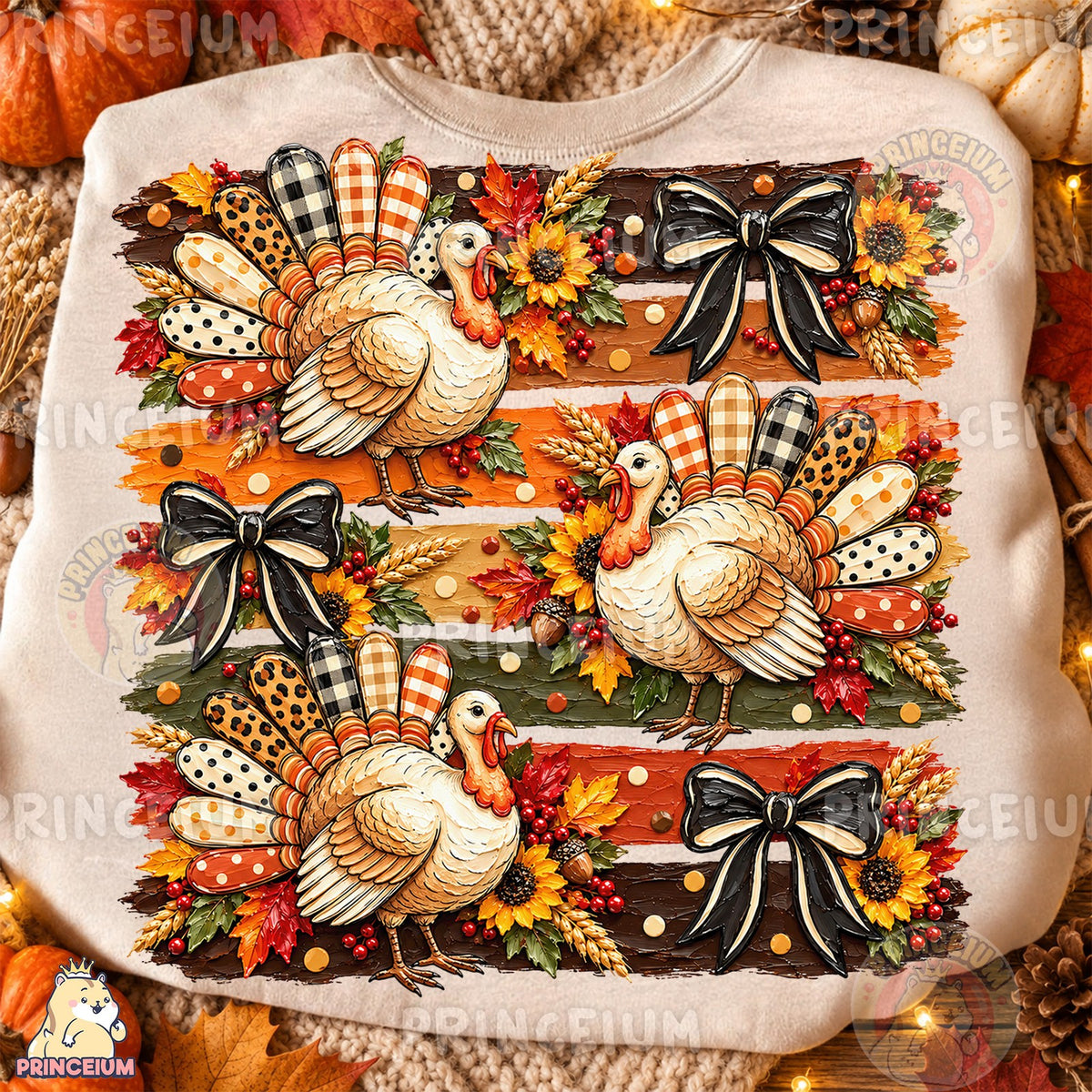 Painted Harvest Turkeys