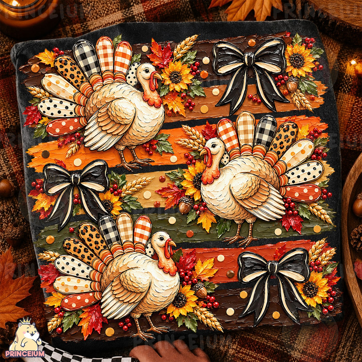 Painted Harvest Turkeys