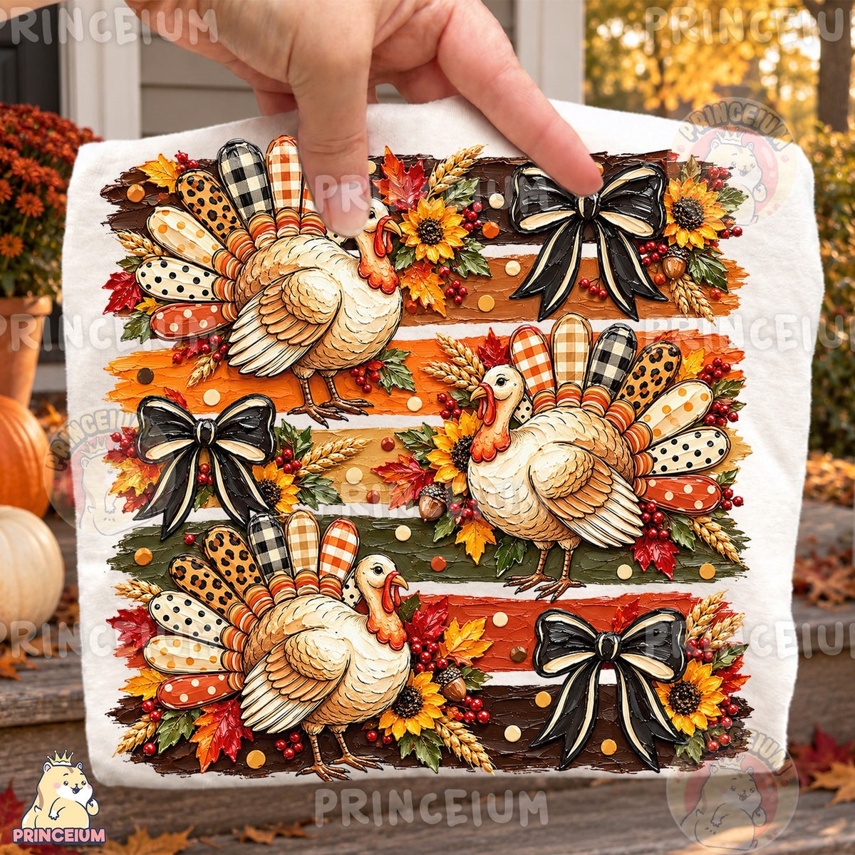 Painted Harvest Turkeys