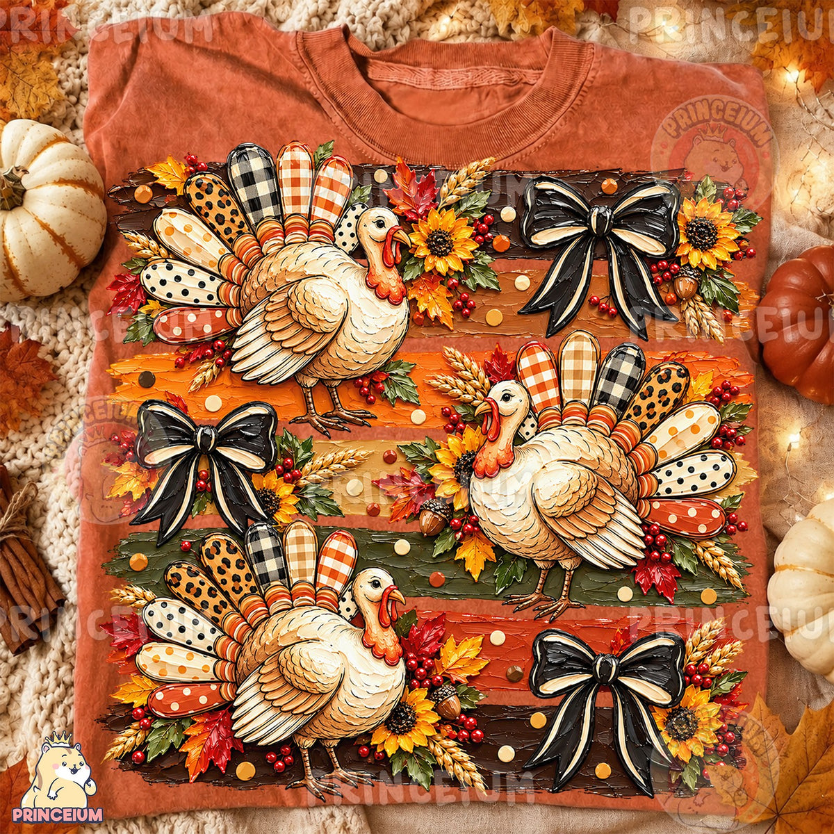 Painted Harvest Turkeys