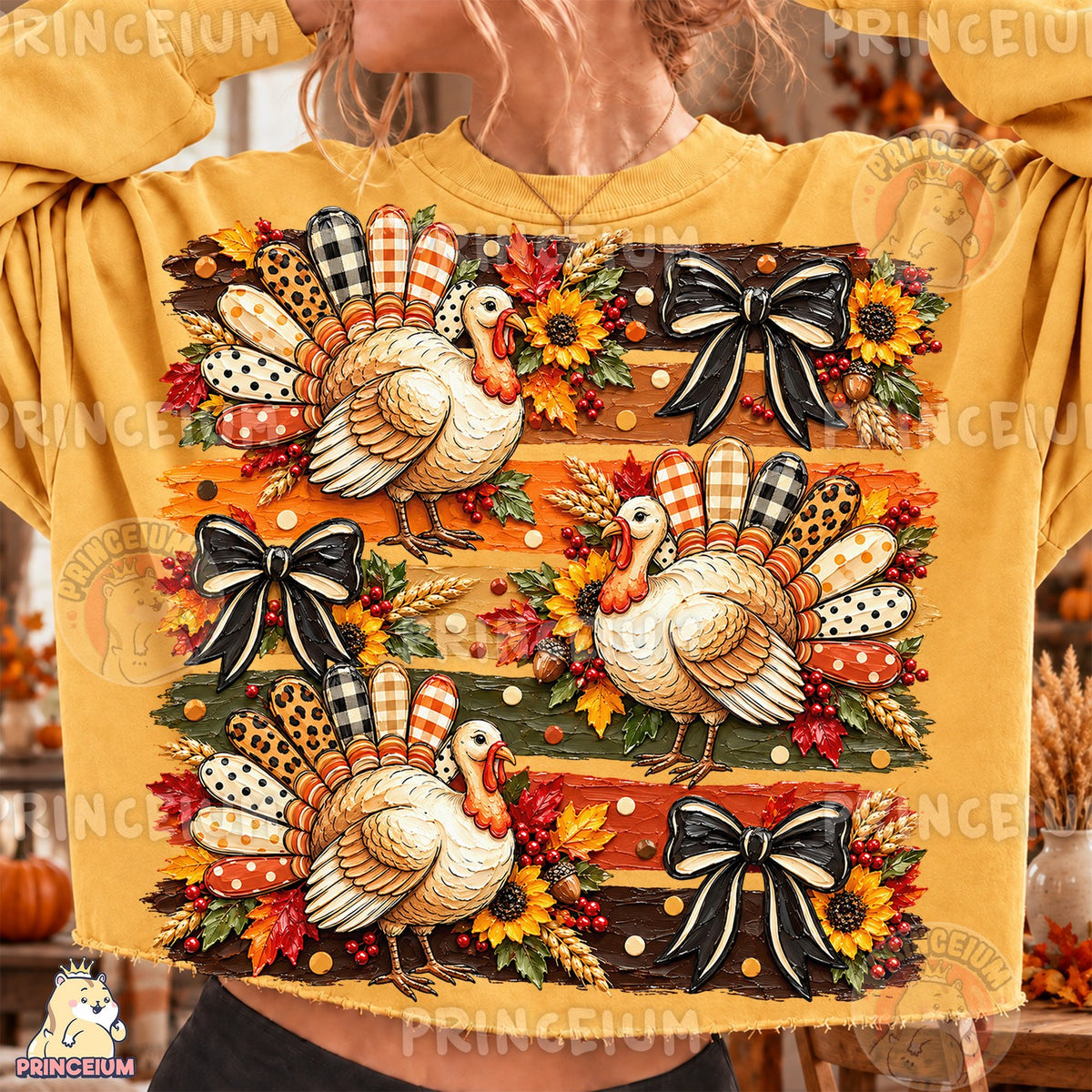 Painted Harvest Turkeys
