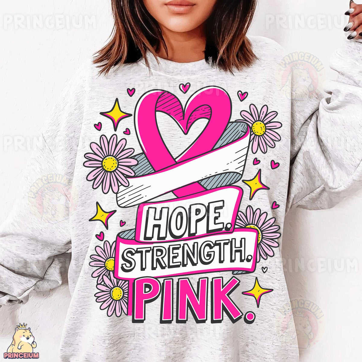 Hope Strength Pink Ribbon