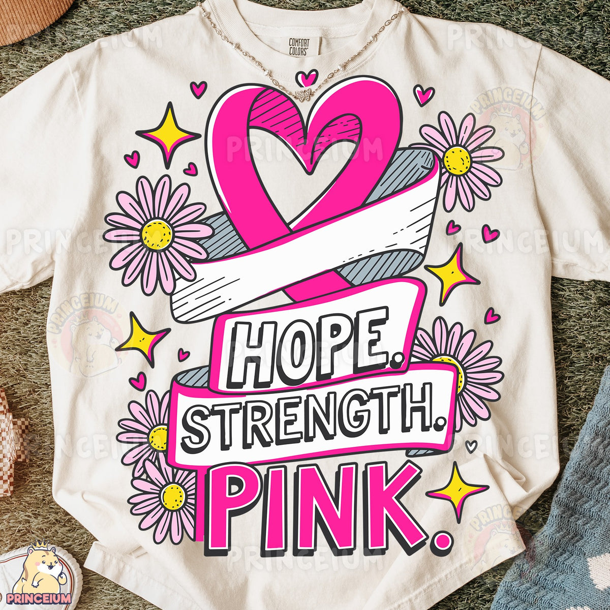 Hope Strength Pink Ribbon