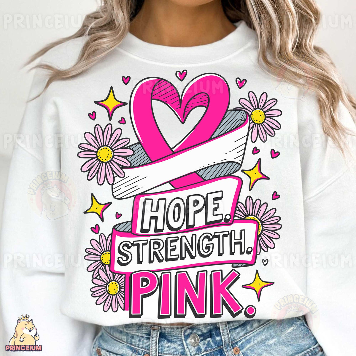 Hope Strength Pink Ribbon