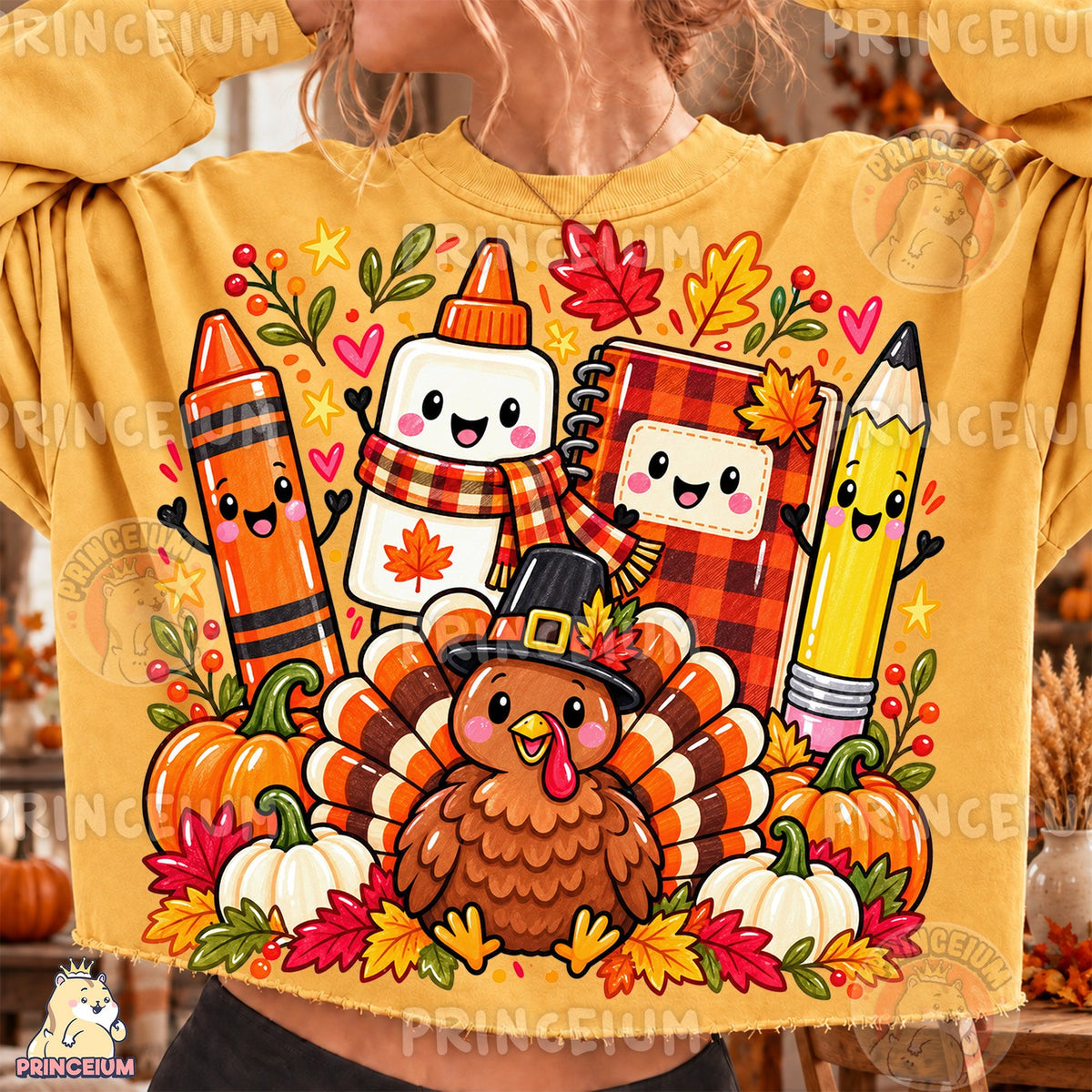 Thankful Turkey School Supplies